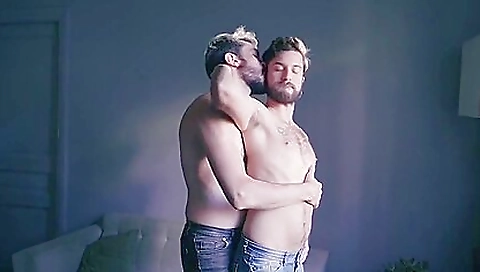 Make up and fuck each other with a dildo