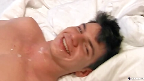 Milf and his wife's friend in the kitchen