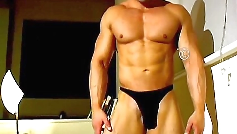 Two bareback fucking and cum