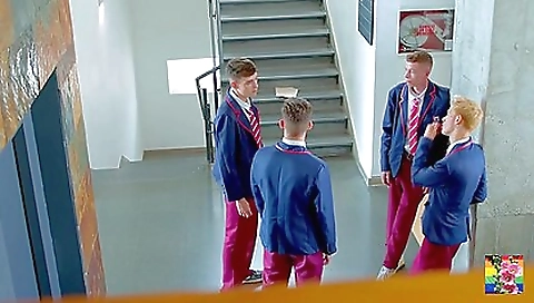 Sexy blonde fun with her sexy body