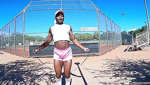 Sexy chick gets banged in the park and jett